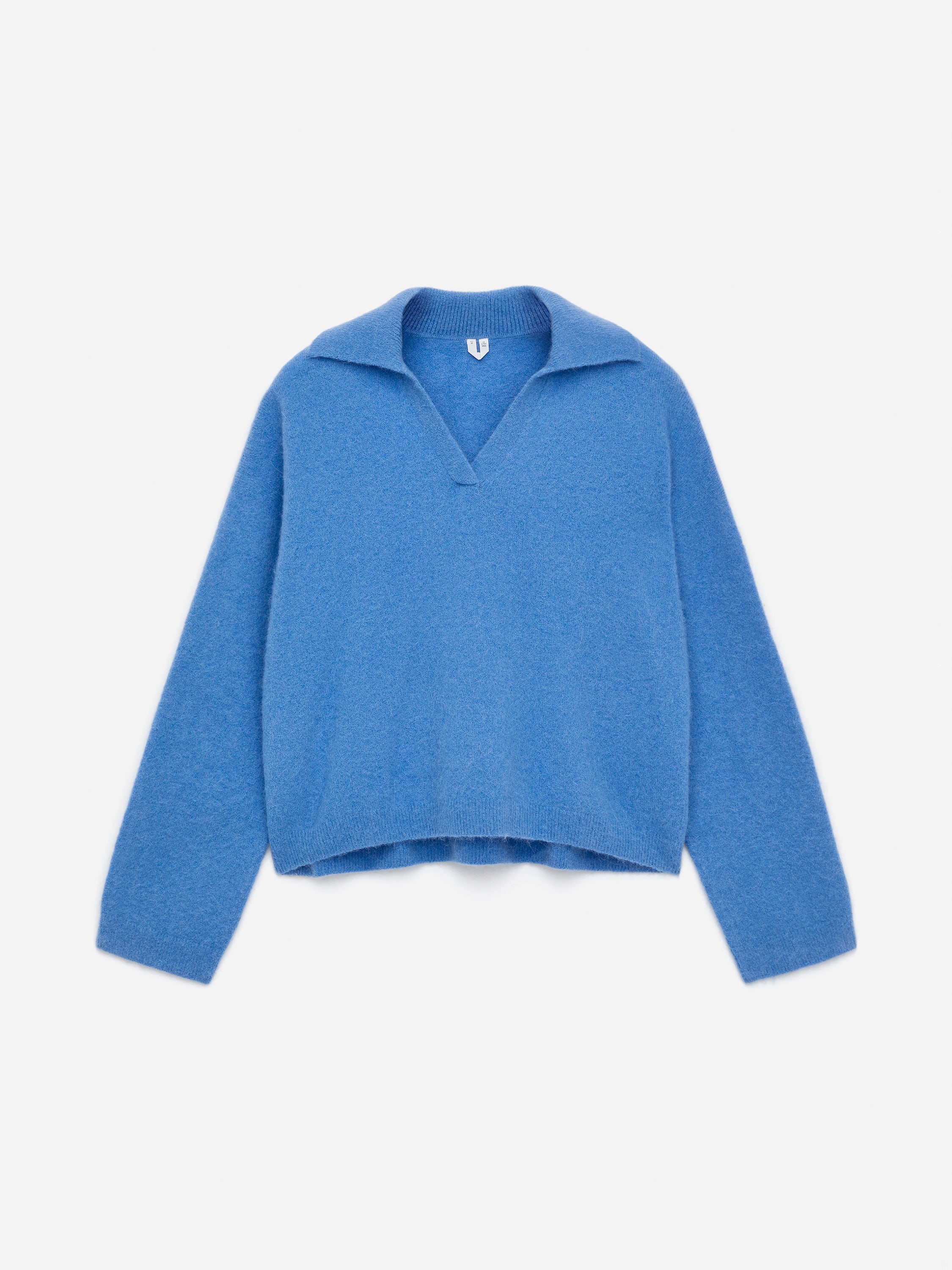 Alpaca-Wool Blend Jumper &amp;ndash; Blue &amp;ndash; Women &amp;ndash; Arket Gb