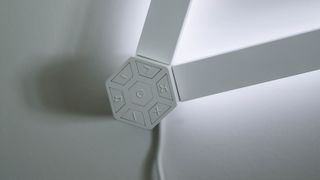 The connector used to join Nanoleaf Lines plastic light strips