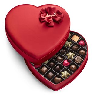 Godiva red love heart box of chocolates