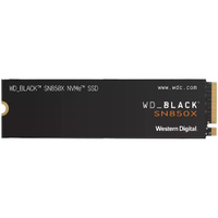 WD_BLACK SN850X | 2TB | PCIe 4.0 | 7,300MB/s read | 6,300MB/s write | $334.99