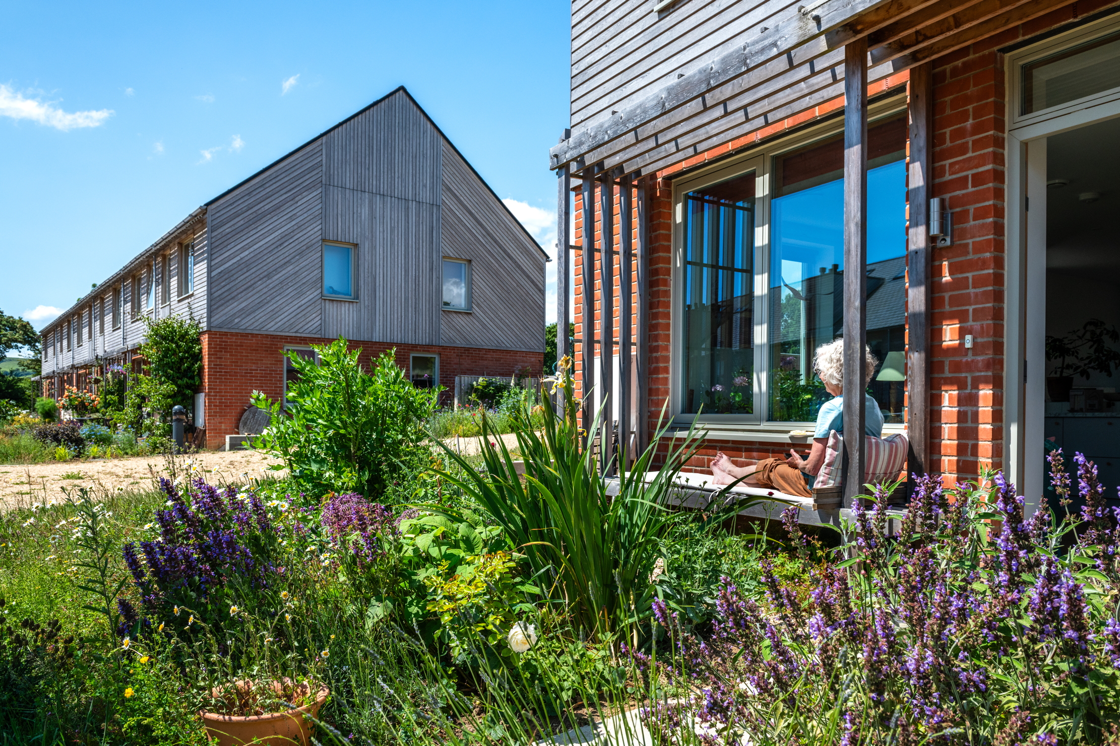Images of the community housing development at Hazelmead