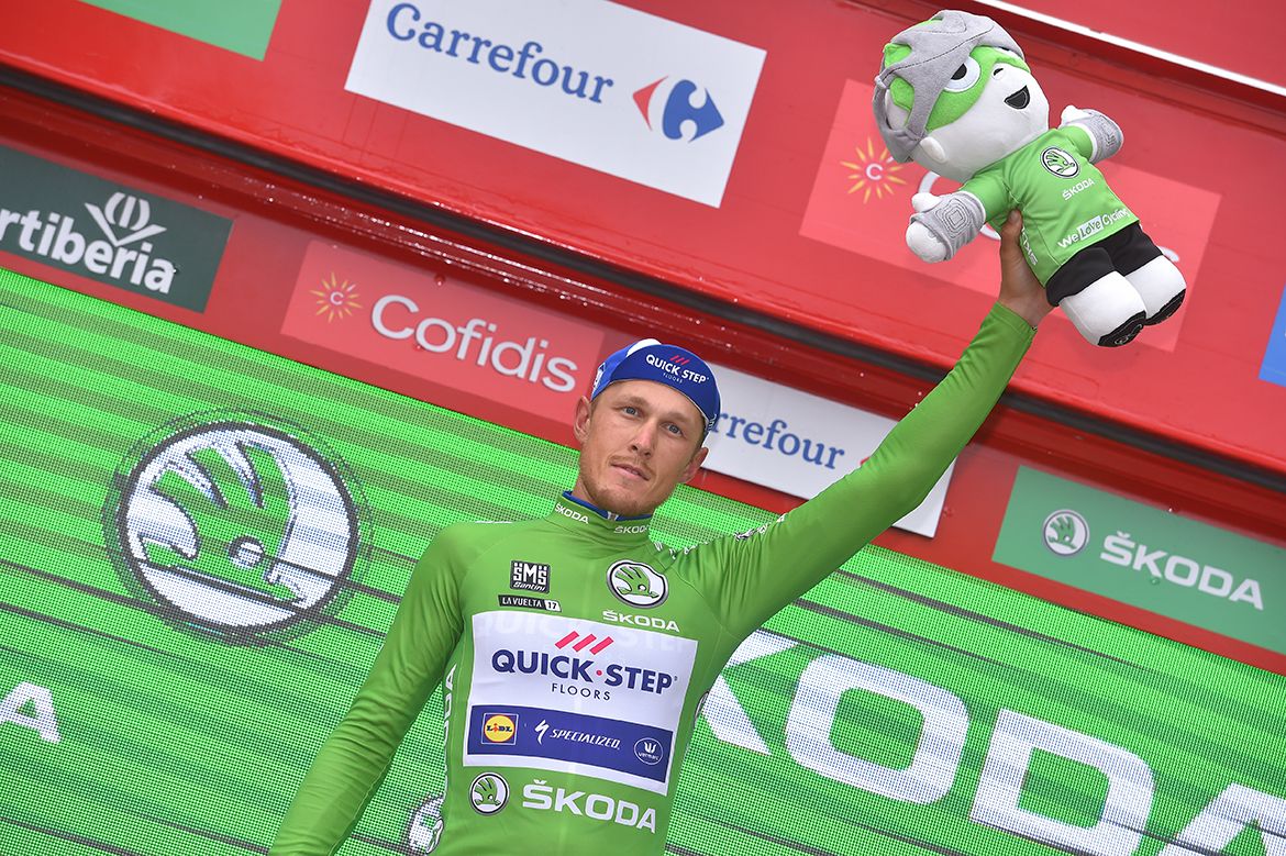 Matteo Trentin (Quick-Step Floors) extended his lead in the points classification