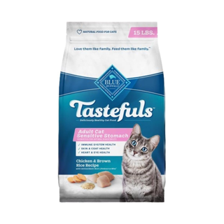 Blue Buffalo Tastefuls Natural Dry Food for Adult Cats, one of the best dry cat foods