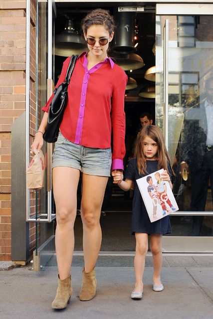 Suri Cruise and Katie Holmes