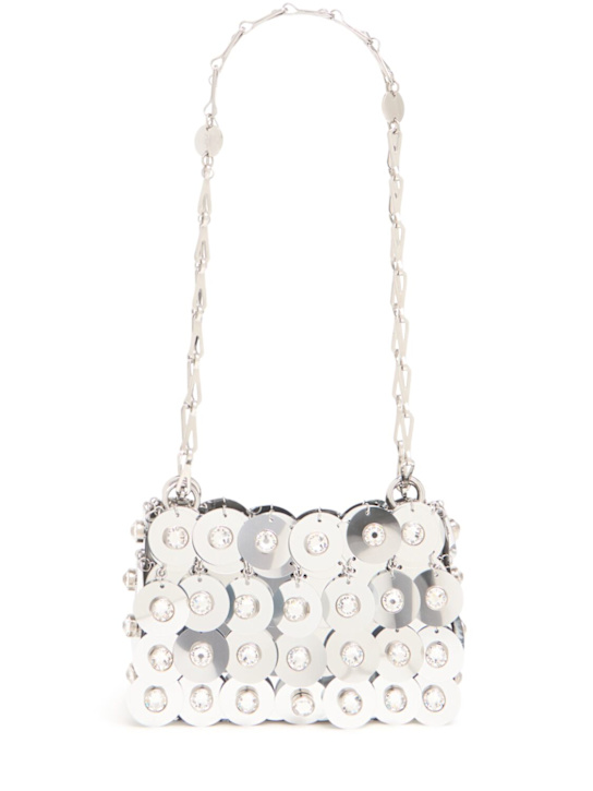 Nano 1969 Embroidered Shoulder Bag - Rabanne - Women - Silver - Unique