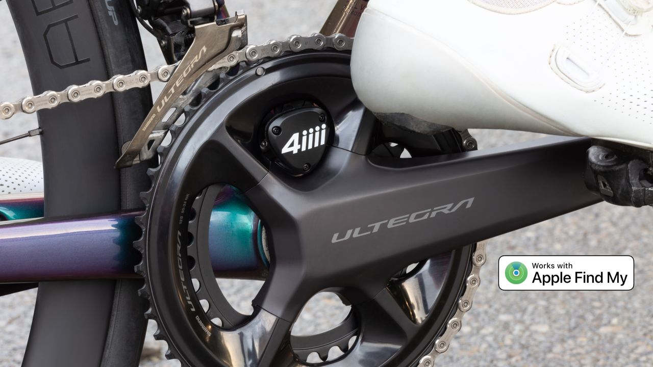 4iiii Precision 3+ Pro power meter on a Shimano-equipped bike