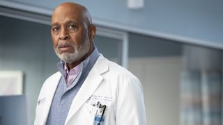 James Pickens Jr. as Dr. Richard Webber concerned in Grey's Anatomy season 20