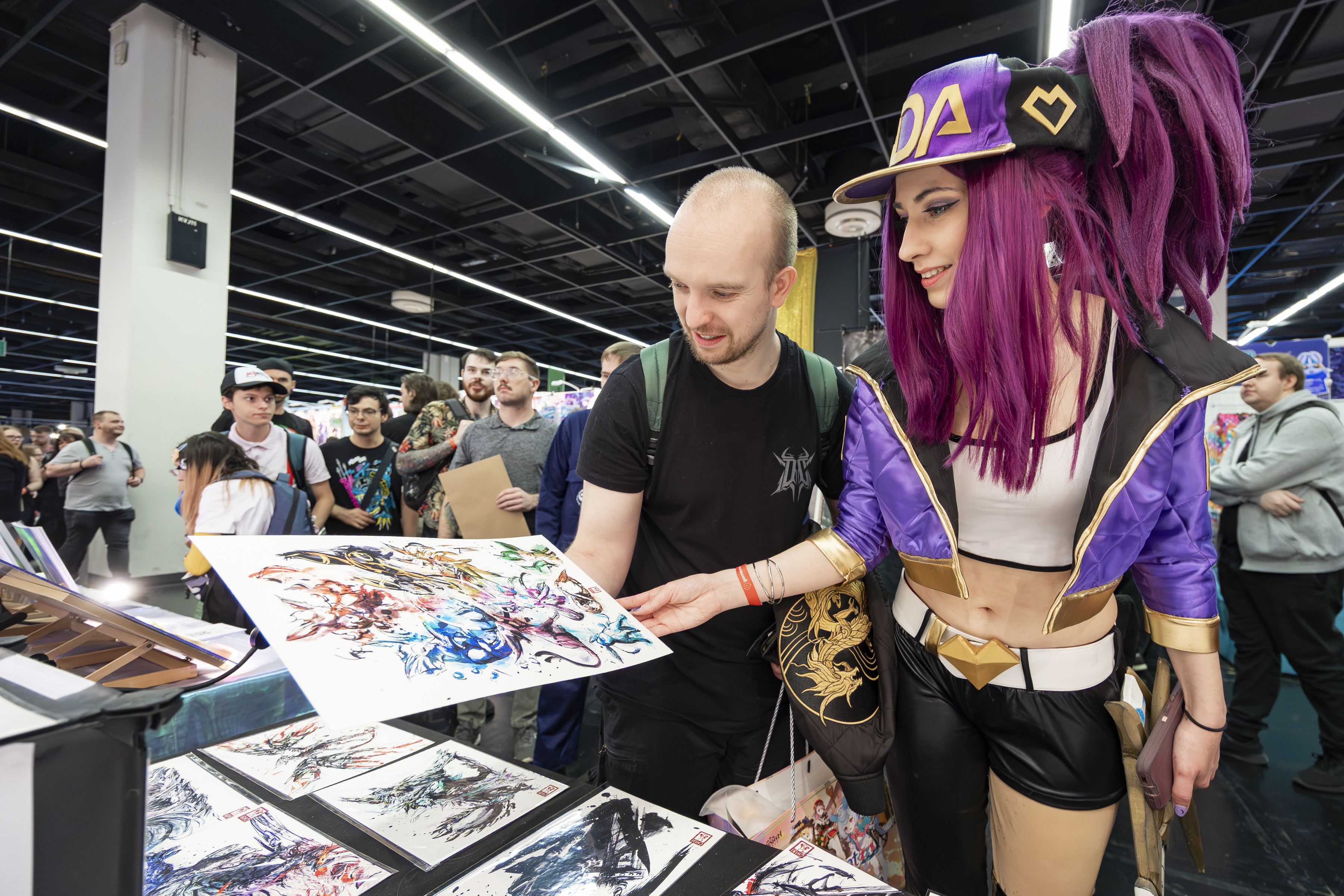 Photos from a games event
