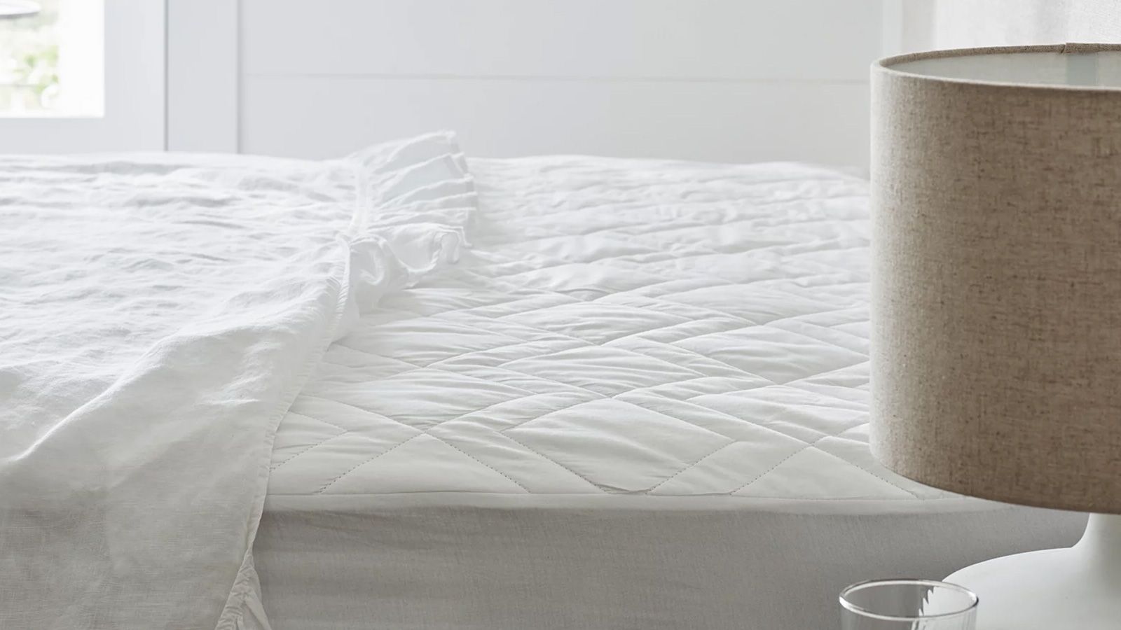 The White Company mattress protector