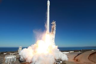 Upgraded Falcon 9 Rocket Lifts Off