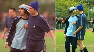 Liam Gallagher and Damon Albarn