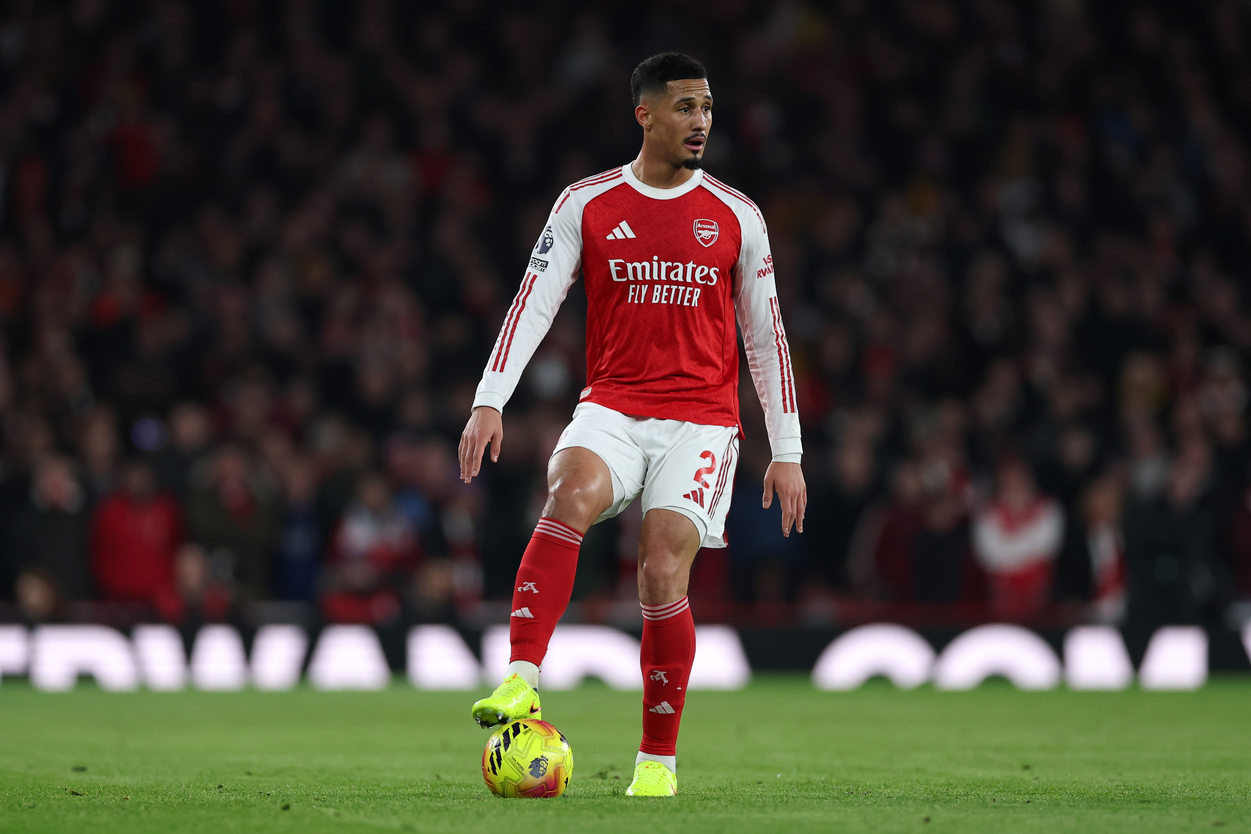 Arsenal defender William Saliba