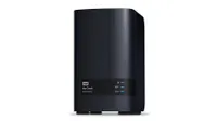 My Cloud Expert Series EX2 Ultra NAS drive on white background