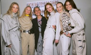 Backstage at Isabel Marant A/W 2019