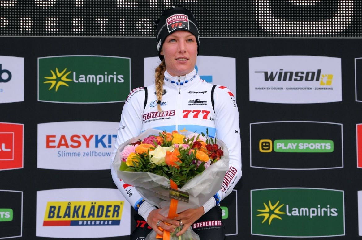 Annemarie Worst on the podium