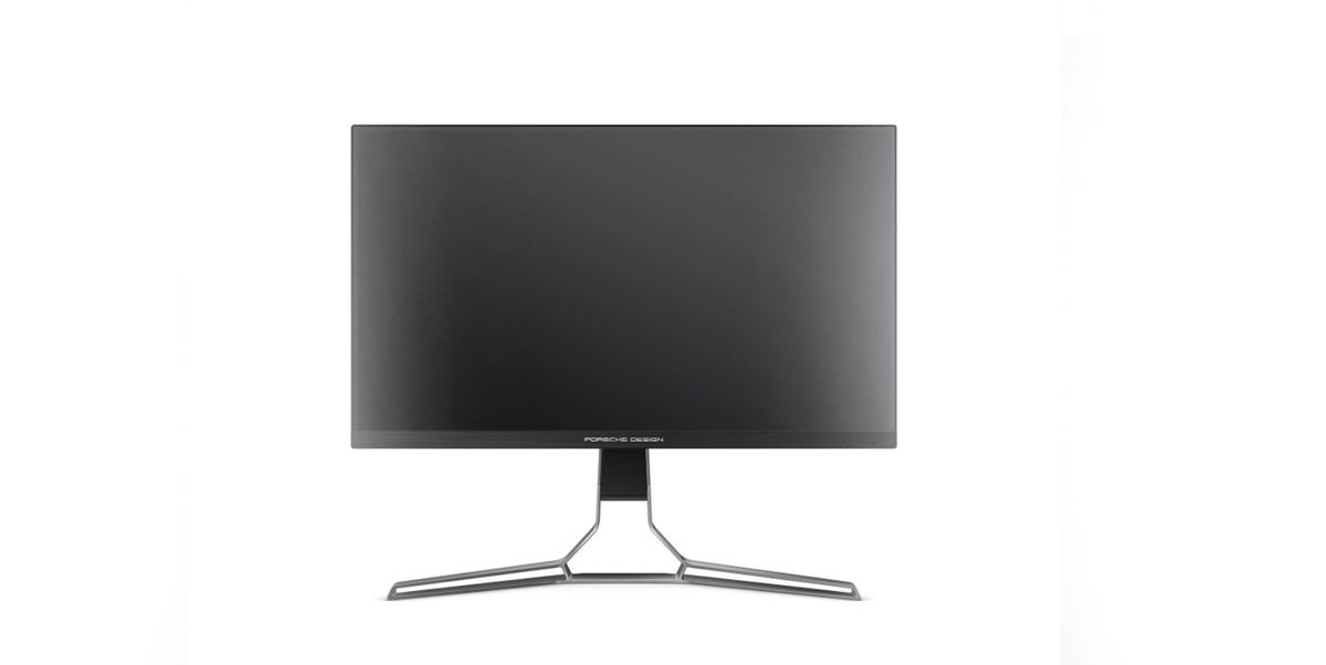 Shots of Porsche Monitor in various positions.