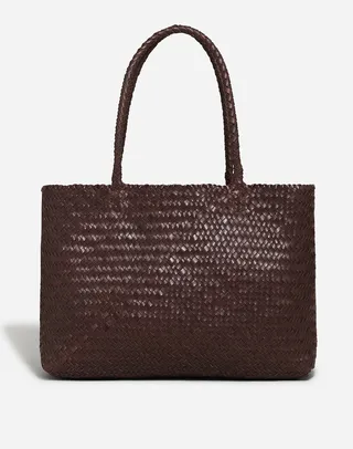 Madewell, handgewebte Ledertasche