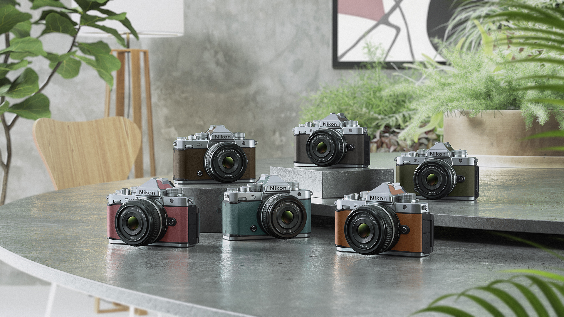 Nikon Zf silver edition in various colorways