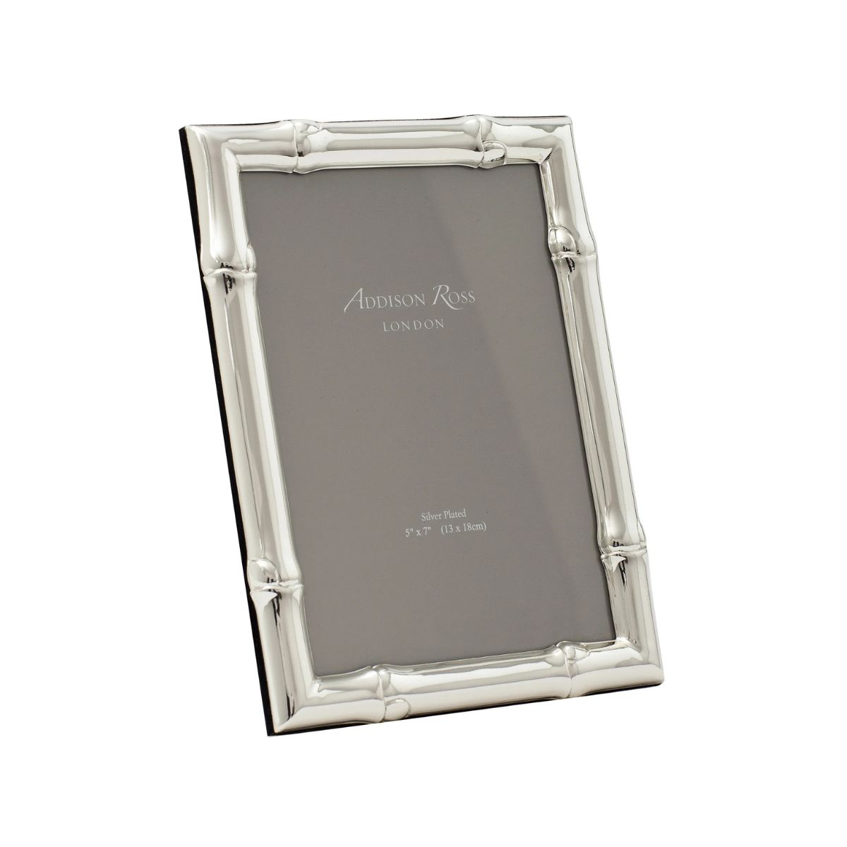 Addison Ross Wide Bamboo Silver Plated Photo Frame
