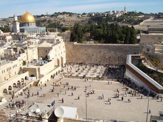 Jerusalem's Western Wall is one of the most iconic cultural sites in the ancient city. The layers of stone blocks at the base of the wall were laid around 20 B.C., when Temple Mount and the Jewish Second Temple were rebuilt by the Roman "client-king" of J