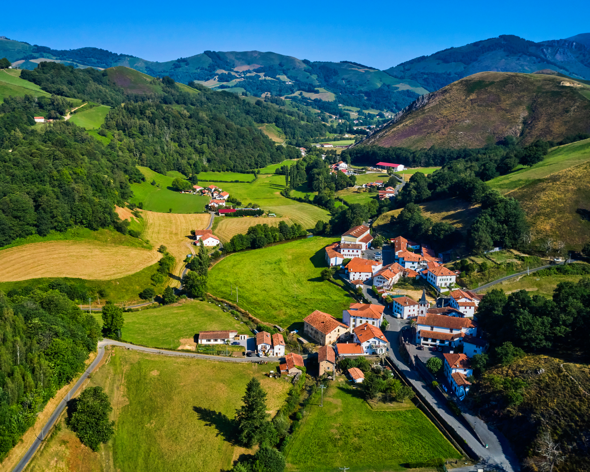 French Basque countryside