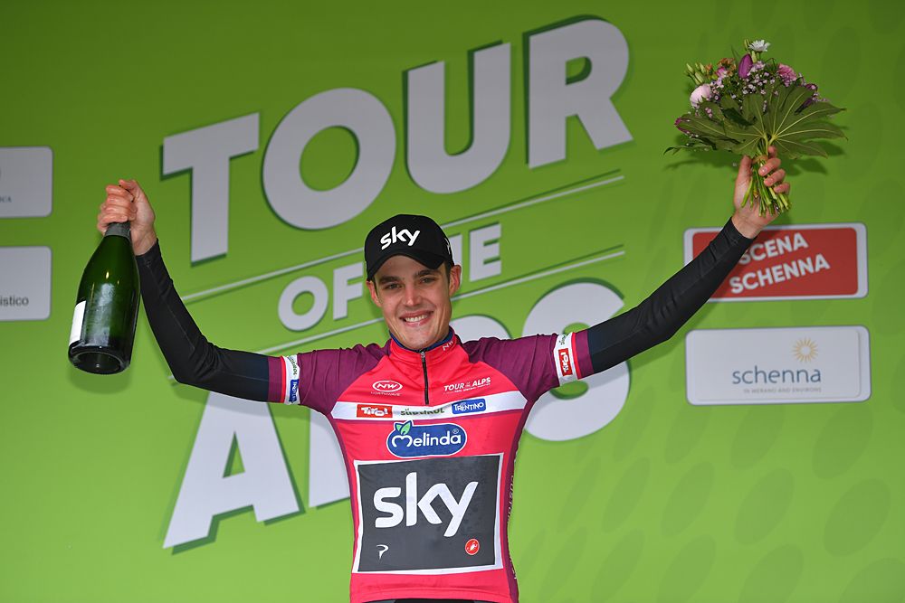 Pavel Sivakov (Team Sky) wins stage 2 at Tour of the Alps and takes the overall leader's jersey