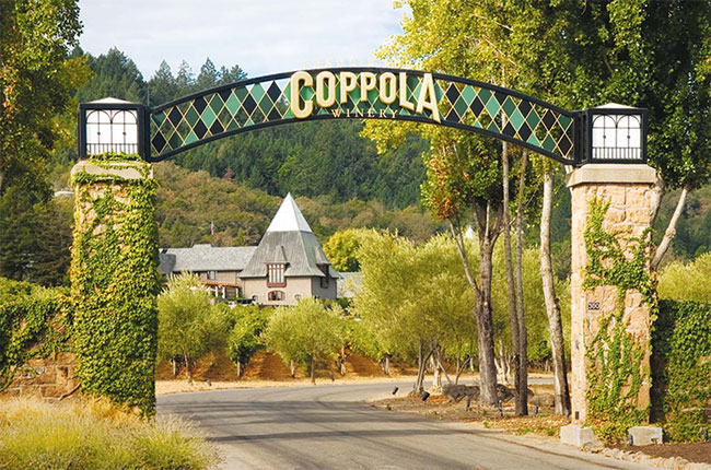 Coppola winery, sonoma