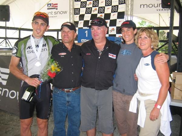 Team work: Mike with Stan, Jim, Mary and Cindy