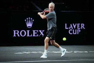 John McEnroe in 2019 Laver Cup
