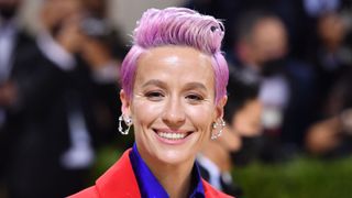 Megan Rapinoe with classic pixie crop with quiff