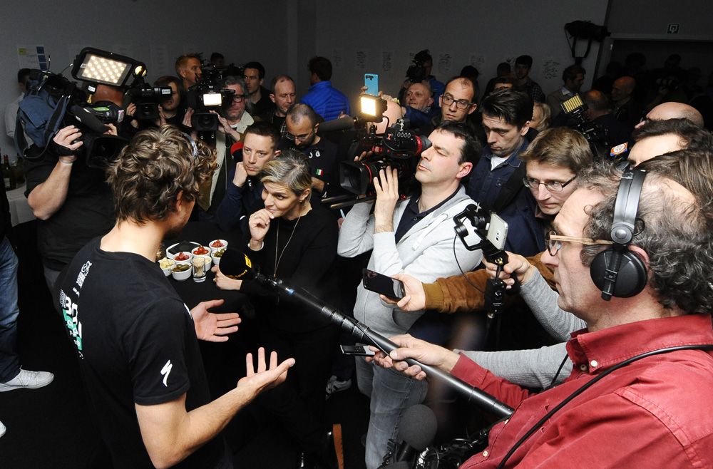 Peter Sagan answers questions