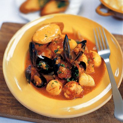 Mediterranean Fish Stew with Rouille Croutons-recipes-woman and home