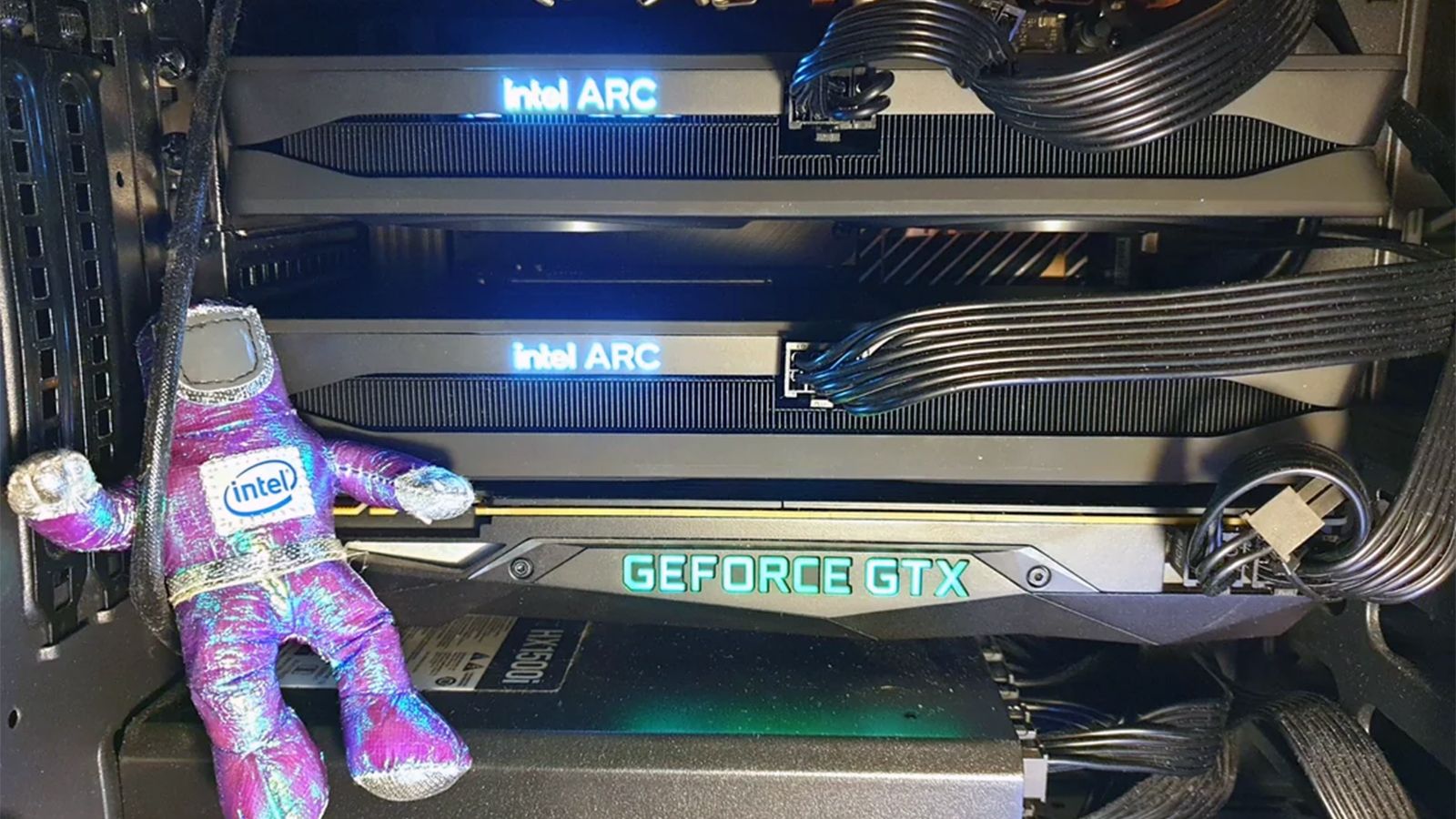 Dual Intel Arc B580 PC details shared — they will be used