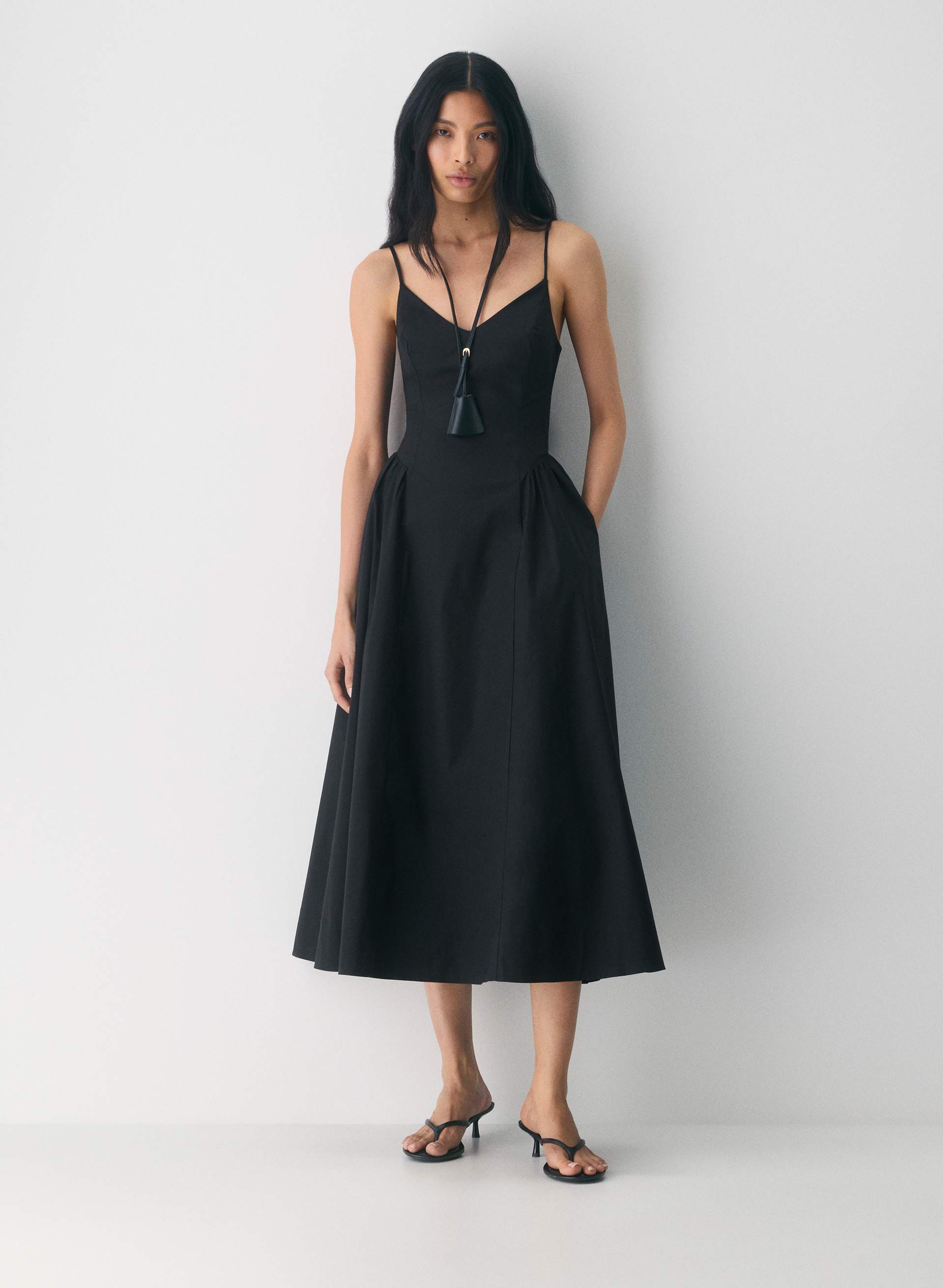 Technique Poplin Dress