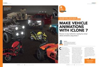 Animate vehicles in iClone