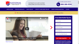National Debt Relief debt consolidation review
