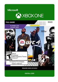 UFC 4 for Xbox One|Xbox Series X: was $59 now $11 @ Amazon