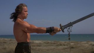 Arnold Schwarzenegger in Conan the Barbarian
