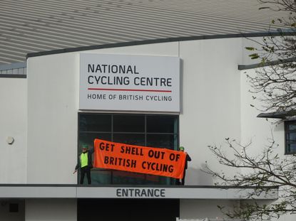 British Cycling protest