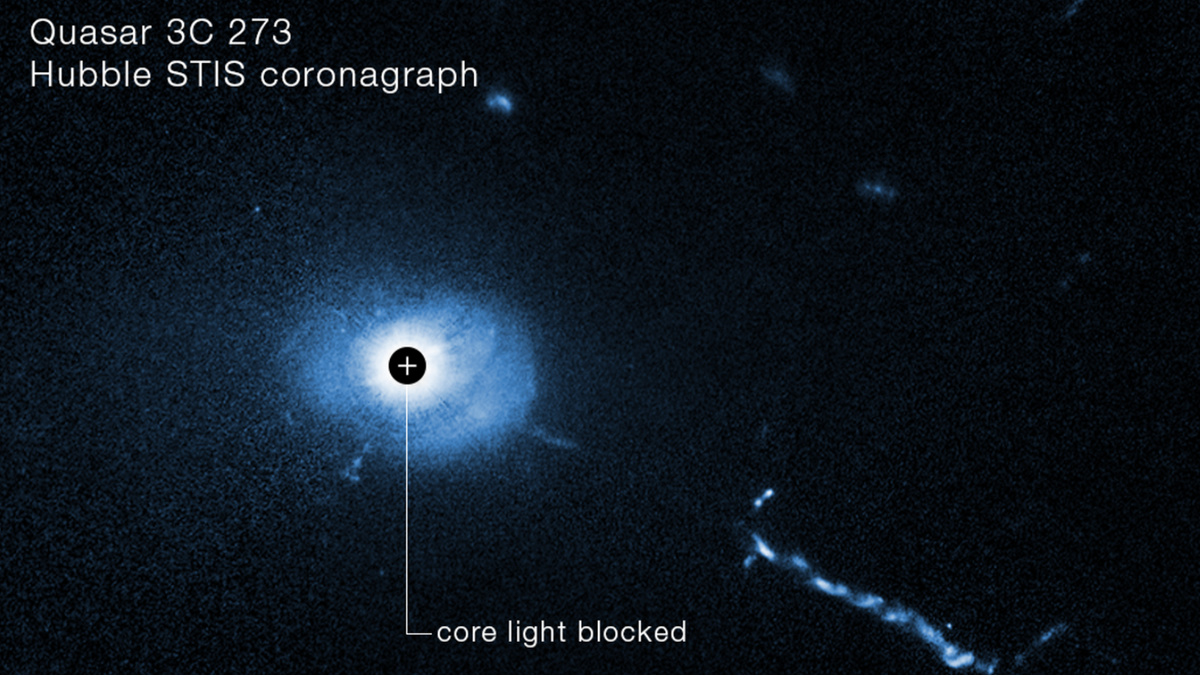 Hubble Telescope Gets Closest Ever Look At A Quasar Sees Weird Things Space