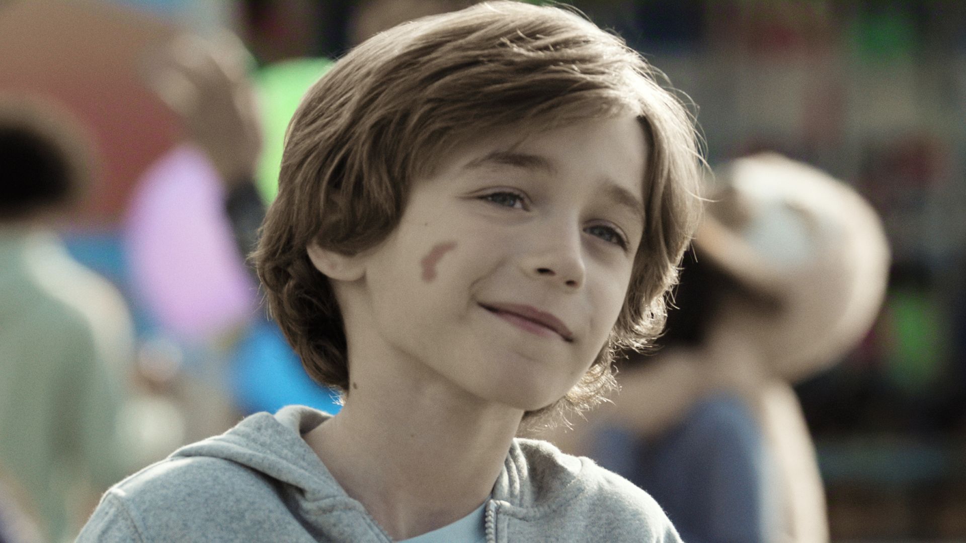 Matthew looks at something offscreen