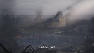 The siege of Suchdol as depicted in Kingdom Come: Deliverance 2