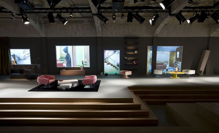 OMA's furniture for Knoll is previewed at Prada's A/W 2013 menswear show |  Wallpaper