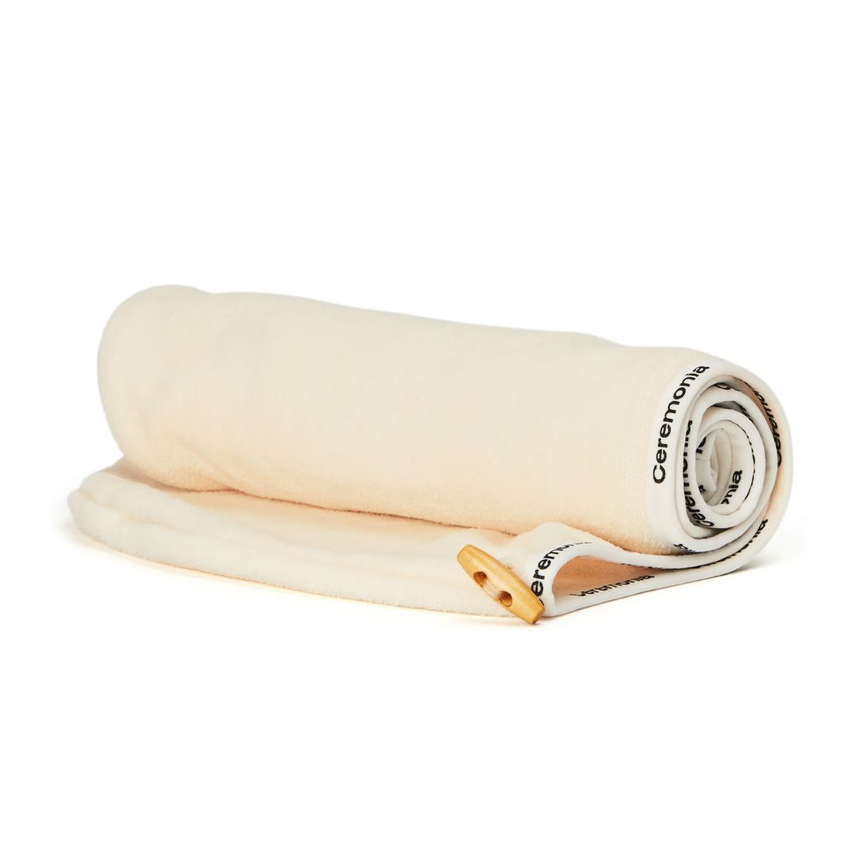 Ceremonia Microfiber Hair Towel - Cream