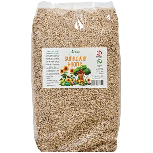 Premium Wild Bird Food 5l Refill, (5l Bag, Sunflower Hearts)