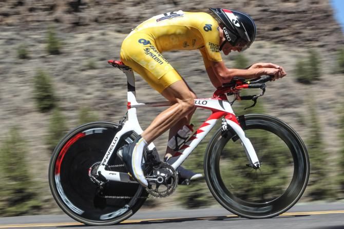 Phil Gaimon (Bissell) tried hard to hold onto the yellow jersey today.
