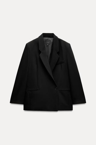 Oversized Double-Breasted Blazer