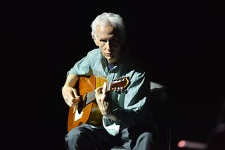 Robby Krieger performs in Hollywood June 7, 2015.
