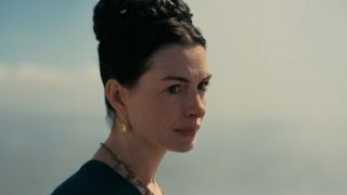 A close up of Anne Hathaway in The Odyssey