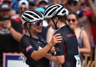 Ella Maclean-Howell and Evie Richards at the Paris Olympics